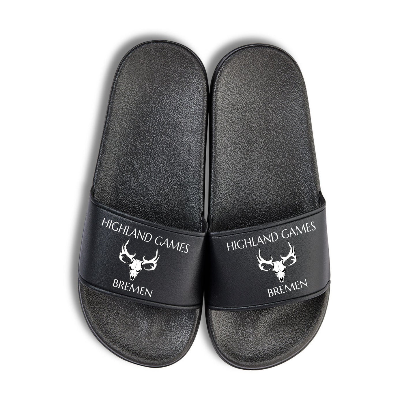 Highland Games Badelatschen schwarz
