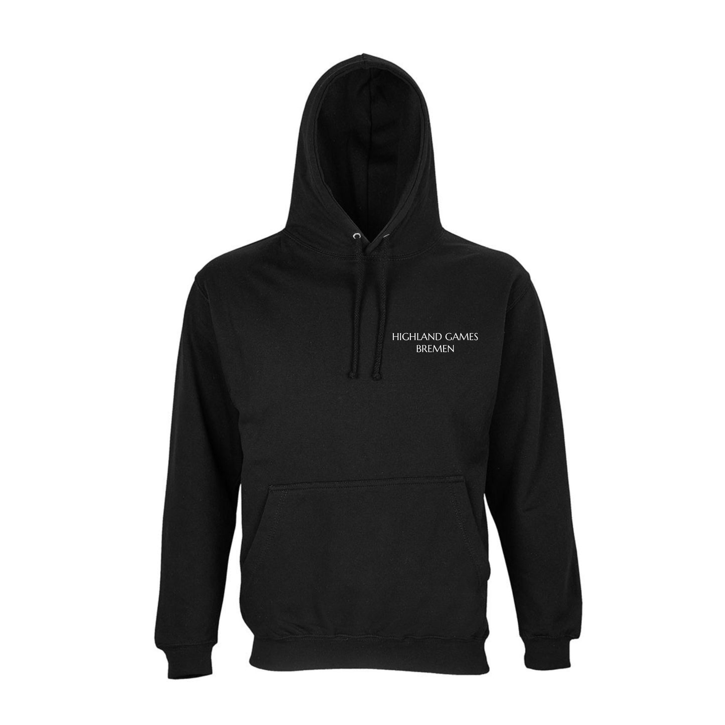 Highland Games Bremen Hoodie schwarz mit Logo
