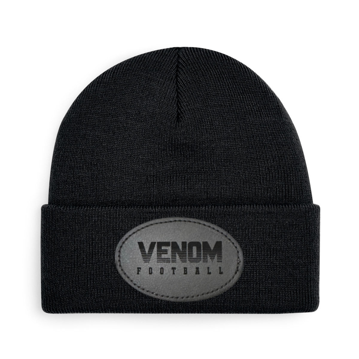 Venom  Strickmütze in drei Farben Logo grau