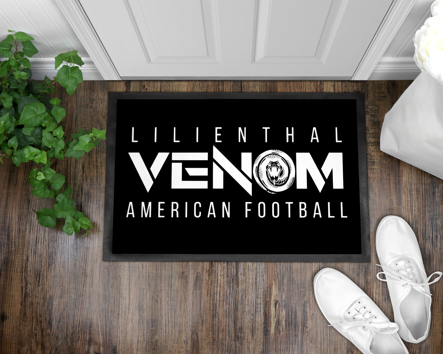 Fussmatte Venom Lilienthal schwarz in zwei Größen