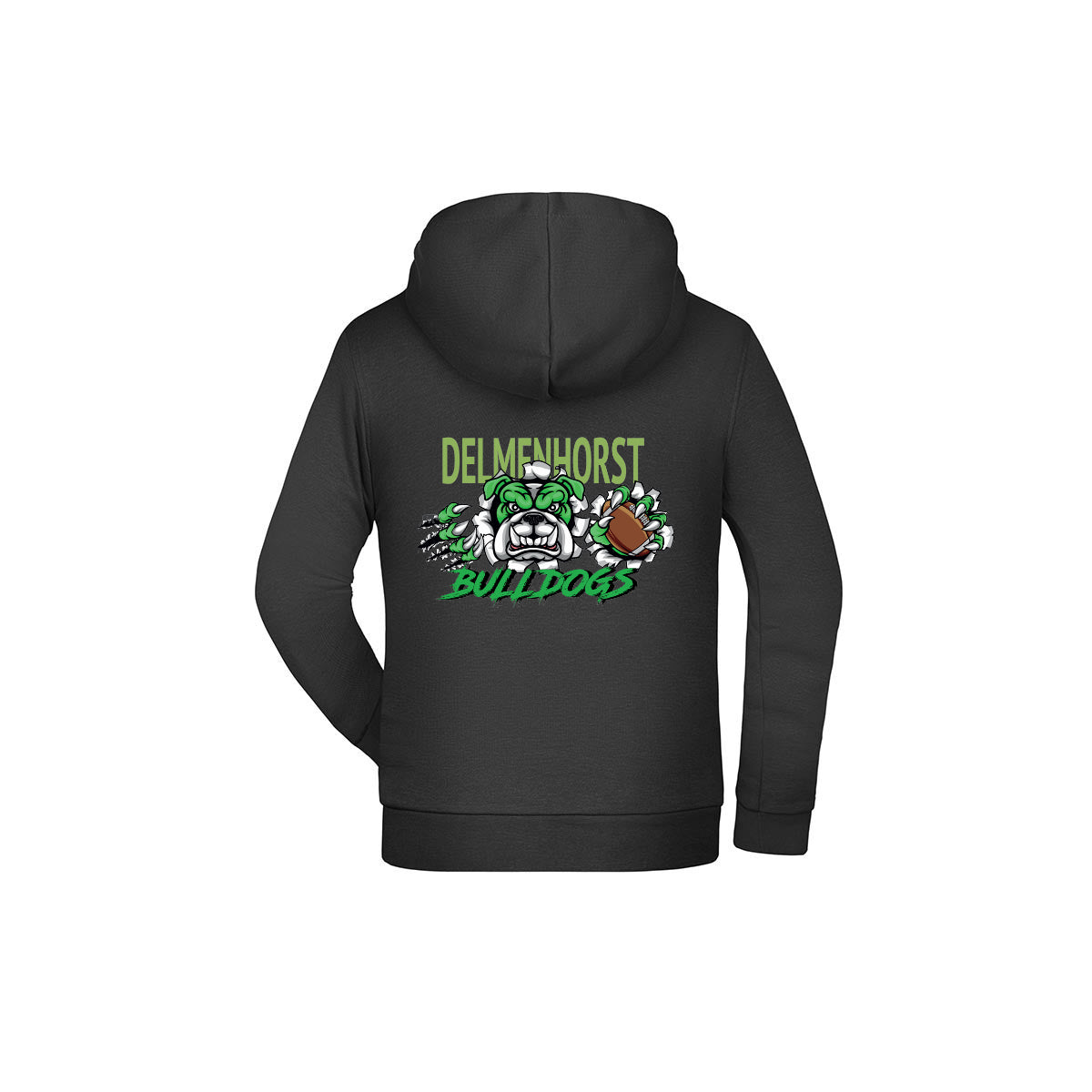 Bulldogs Hoodie schwarz mit Logo
