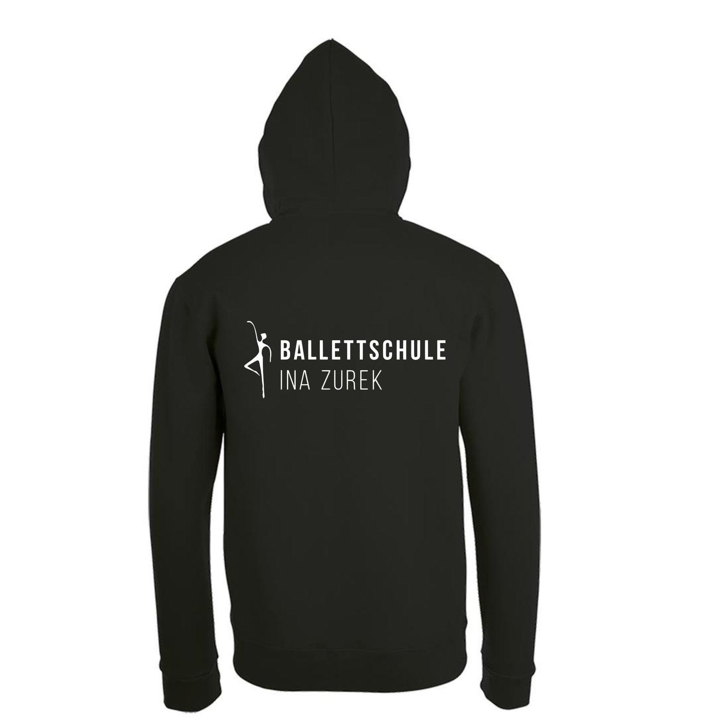 Sweatshirt-Jacke "Ballettschule" schwarz