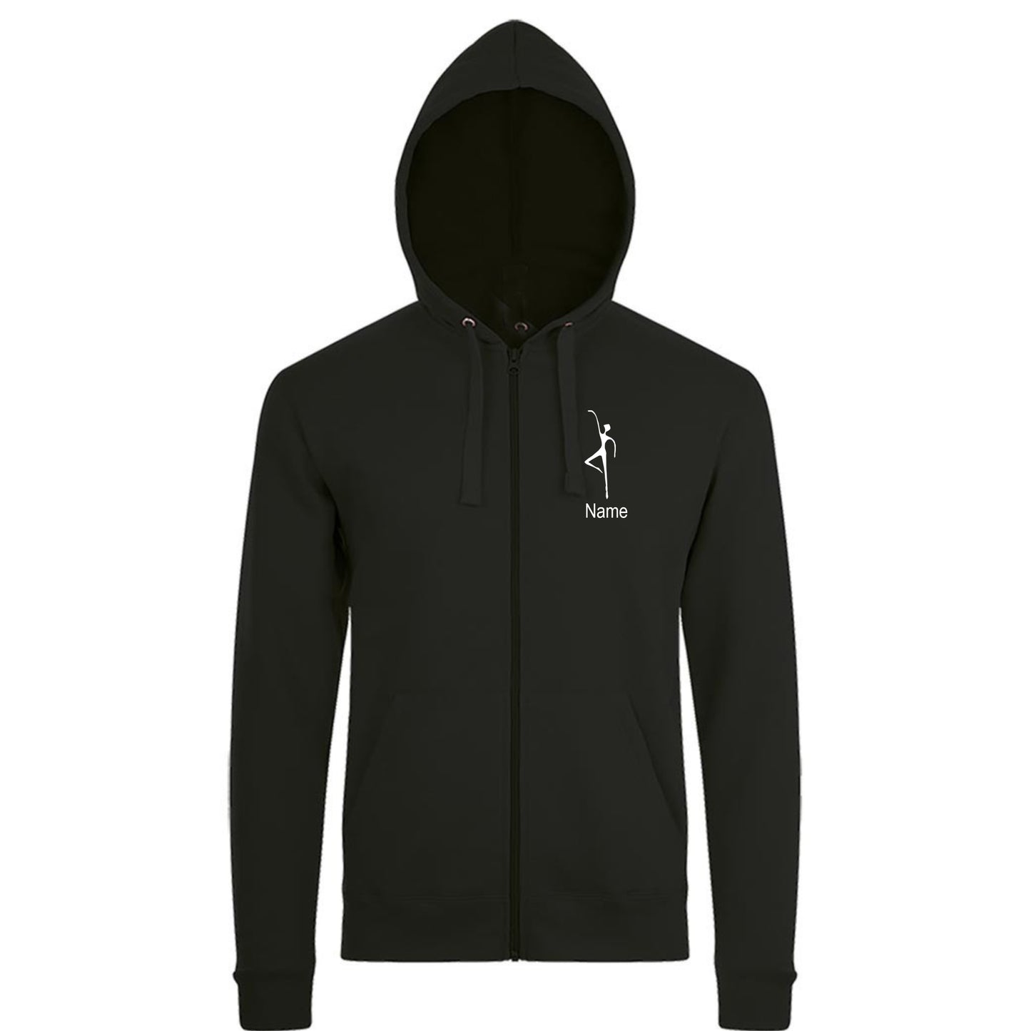 Sweatshirt-Jacke "Ballettschule" schwarz