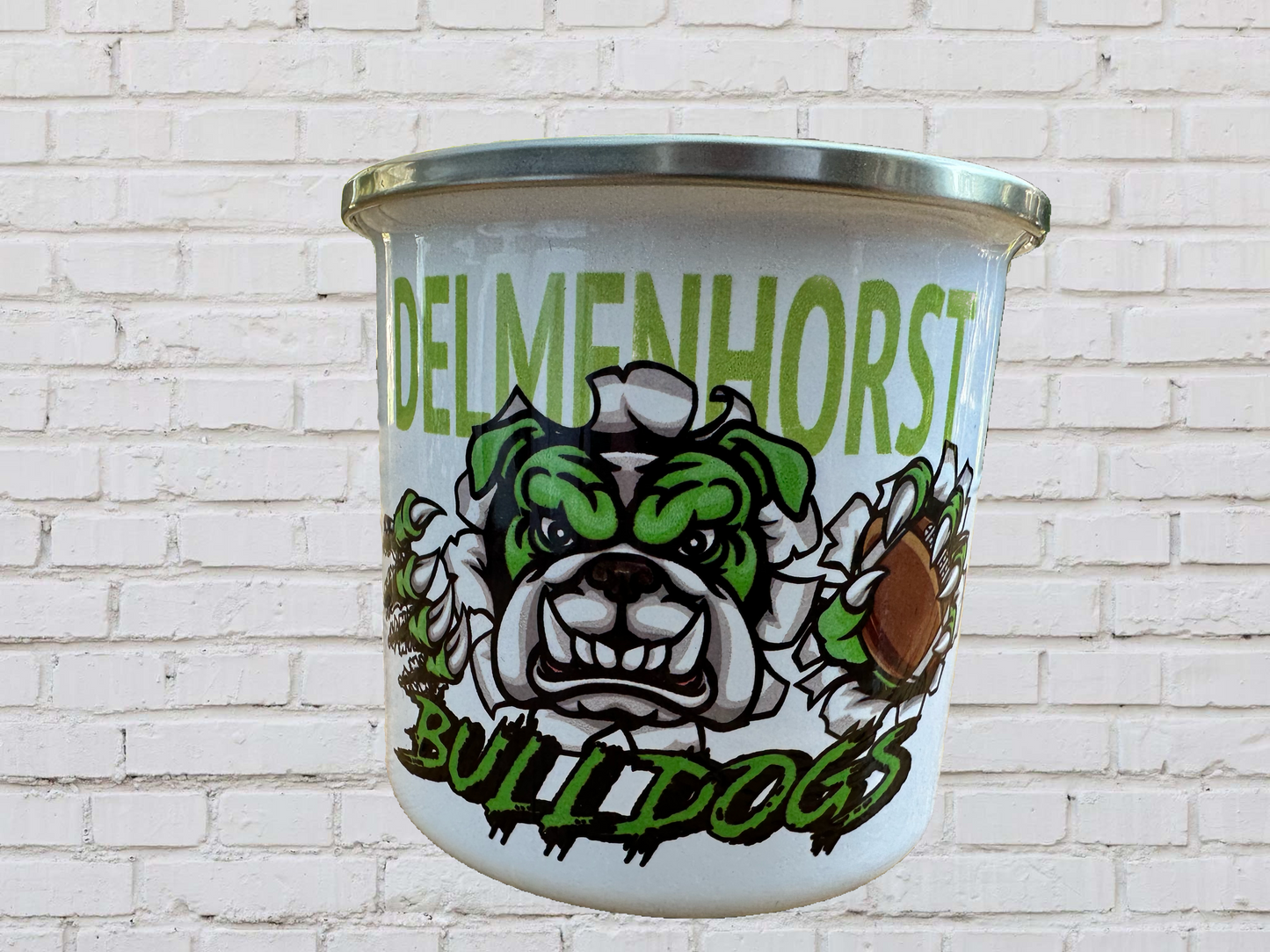 Bulldogs Emaillebecher