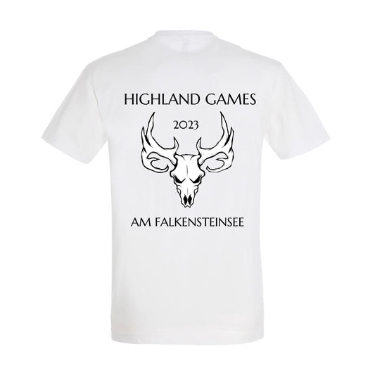 Highlandgames T-Shirt Herren 2023 weiß