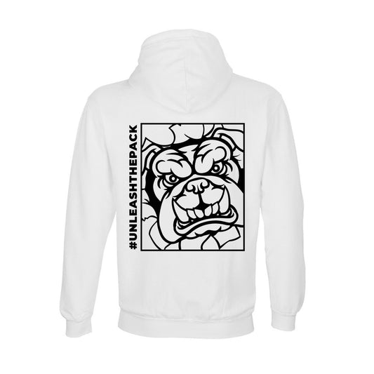 Bulldogs Hoodie #unleashthepack offwhite