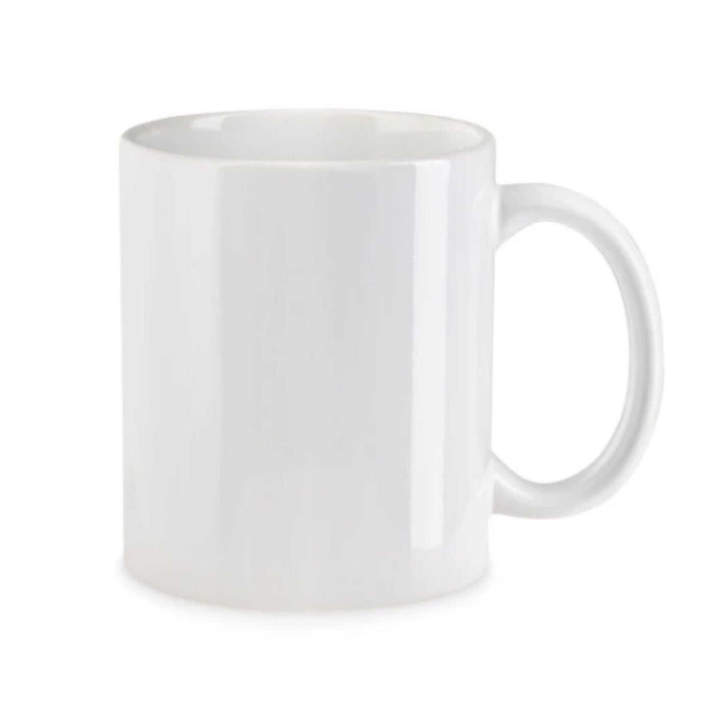 Sublimationstasse weiß Black Orca - 11 oz