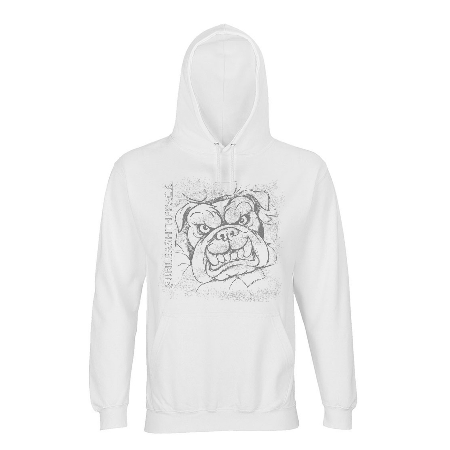Bulldogs Hoodie Specialedition #unleashthepack in schwarz und weiß
