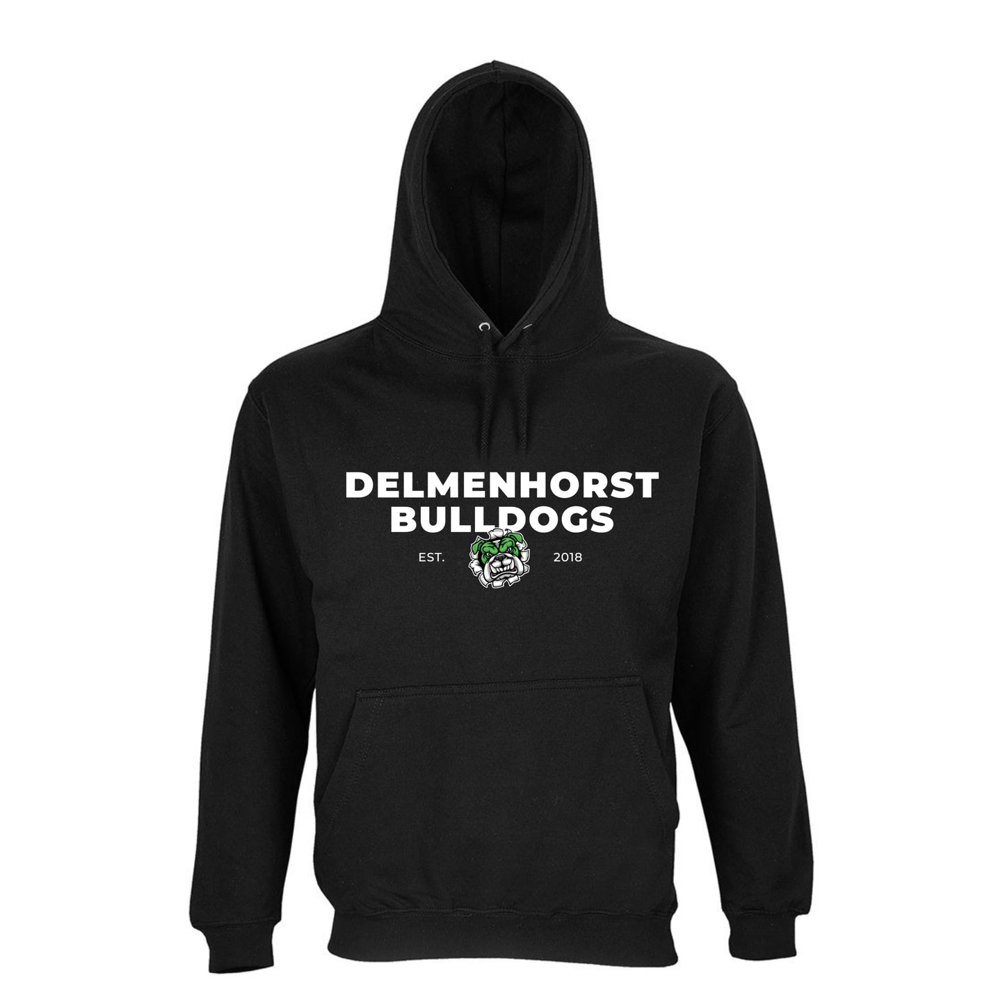 Bulldogs Hoodie Design "est 2018" black