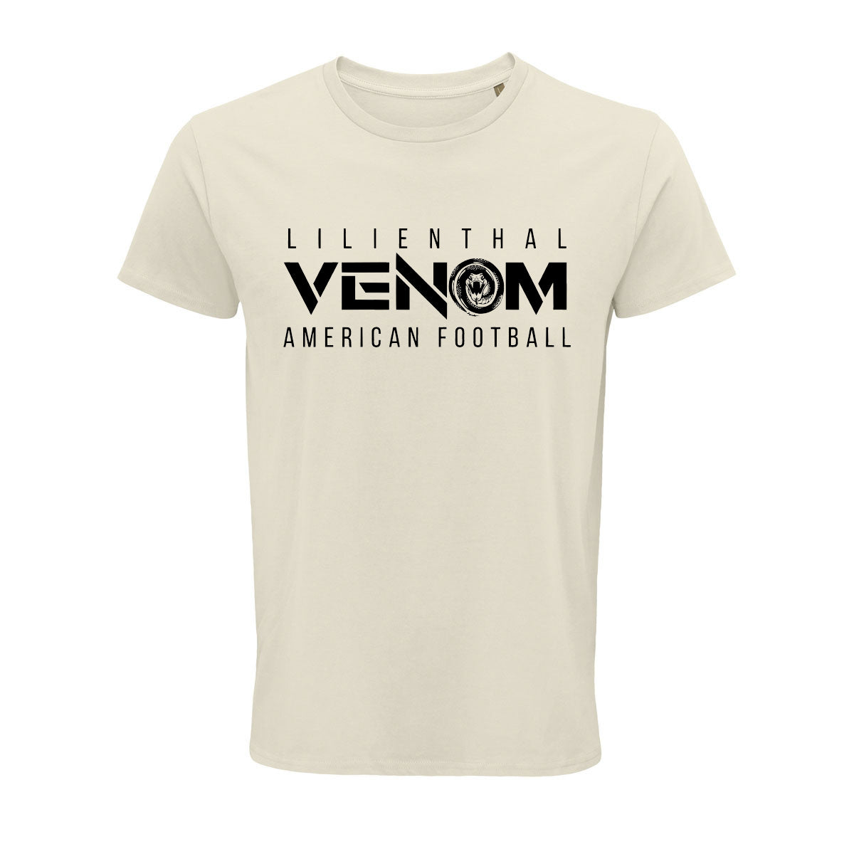 Venom T-Shirt creme mit Venom Lilienthal Logo