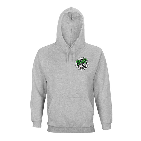 Bulldogs Hoodie Design "Bulldogge" grey