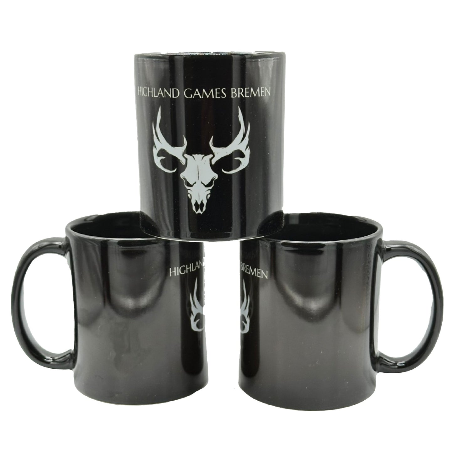 Tasse Highlandgames schwarz