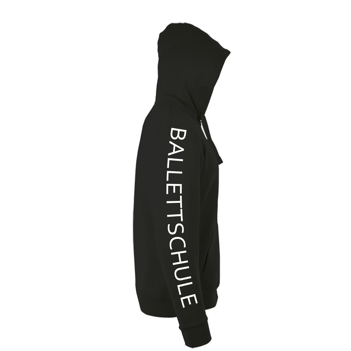 Sweatshirt-Jacke  "Ballettschule" schwarz
