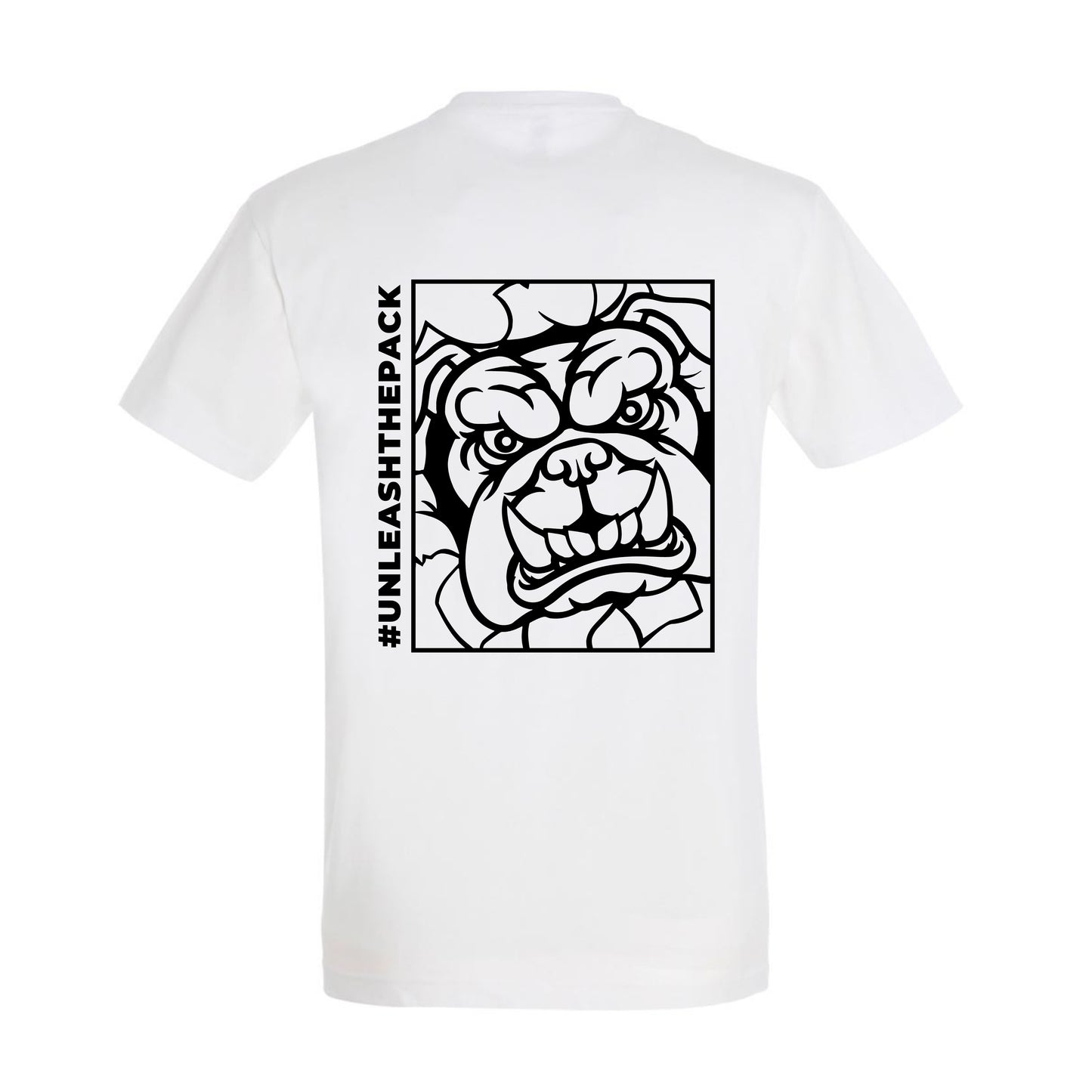 Bulldogs T-Shirt Herren #unleashthepack white