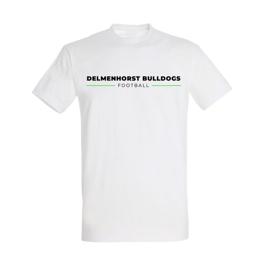 Bulldogs T-Shirt Herren "greenline" white