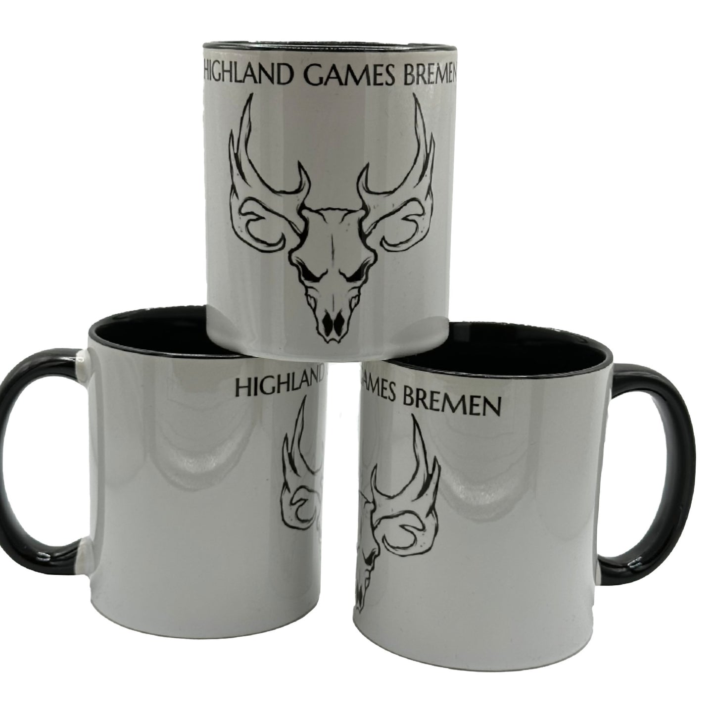 Tasse Highlandgames innen schwarz