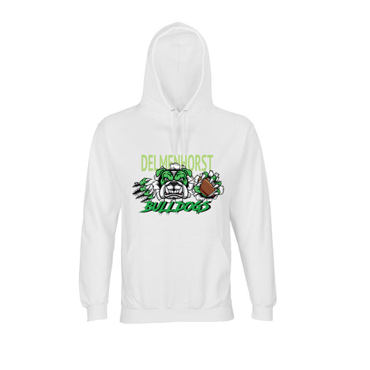 Bulldogs Hoodie weiß mit Logo