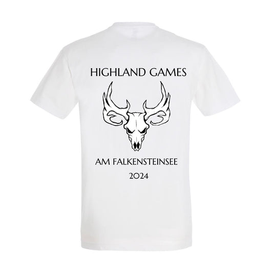 Highlandgames T-Shirt Herren 2024 weiß