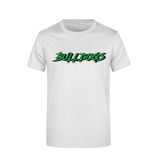 Bulldogs Kinder T-Shirt weiß Schriftzug